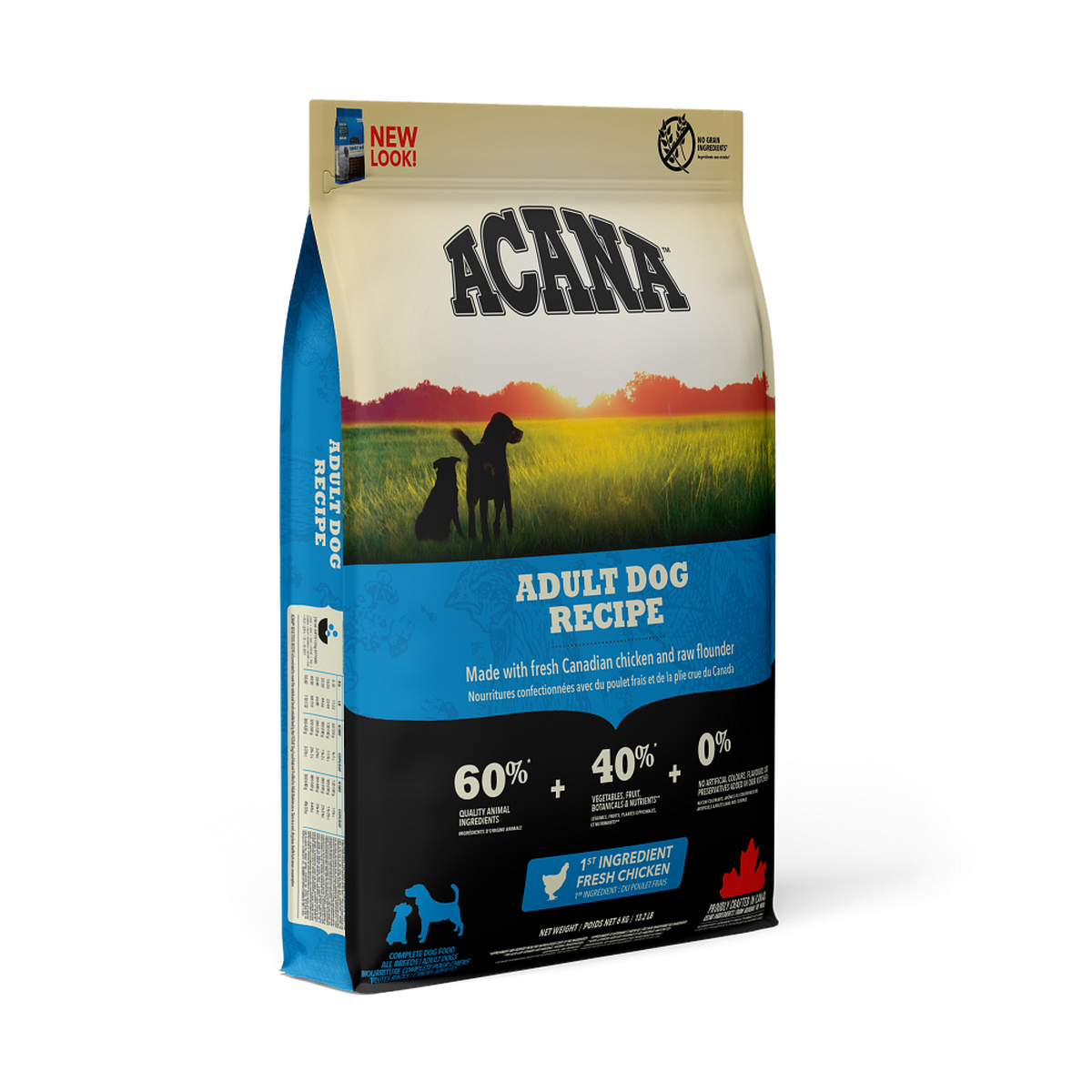 ACANA-Dog-Adult-Recipe-Front-Right-Canada-1.webp אקאנה מזון עוף לכלב בוגר 2 ק"ג – תמונה 1