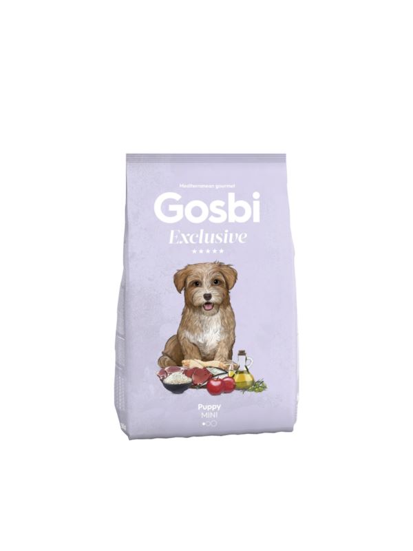 gosbi-exclusive-puppy-mini-7-kg.jpg גוסבי מזון עוף לגורי כלבים 7 ק"ג – תמונה 1
